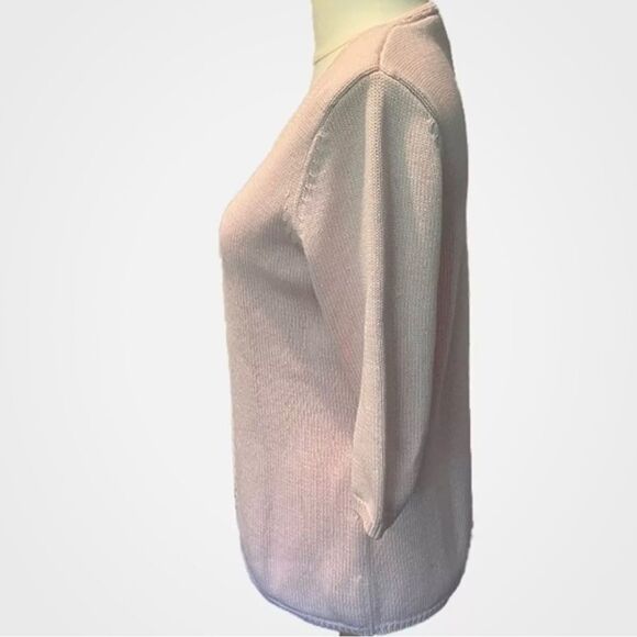 Basler V-Neck Pastel Pink Sweater Size 16 New - Picture 2 of 7